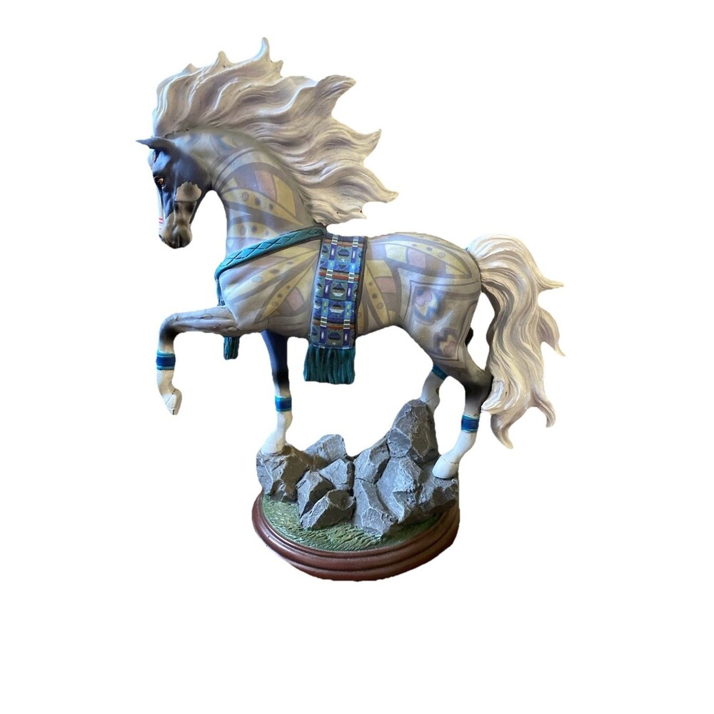 Bradford Exchange Cloud Dancer Spirit of the Painted Pony Sculpture Issue #4